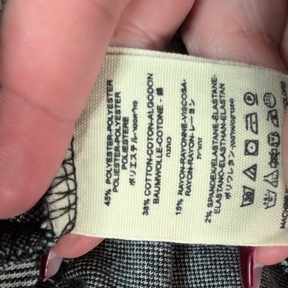 Free People Plaid Skinny Pant. Size 6. EUC. - Picture 9 of 9